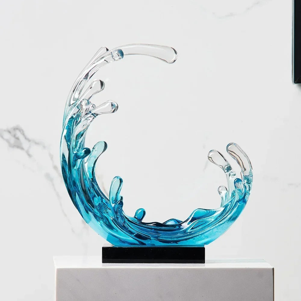 Ocean Waves Statue